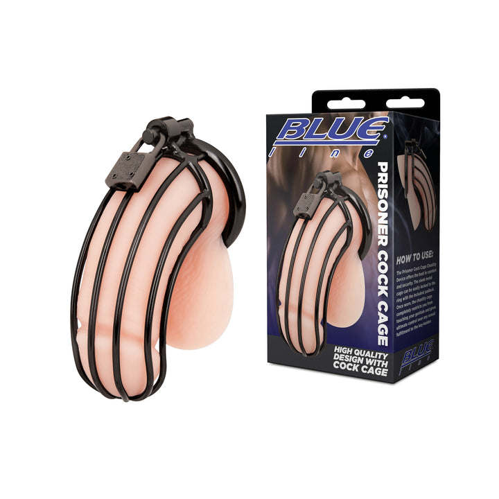 BLUE LINE - GABBIA DI CASTITA' IN ACCIAIO