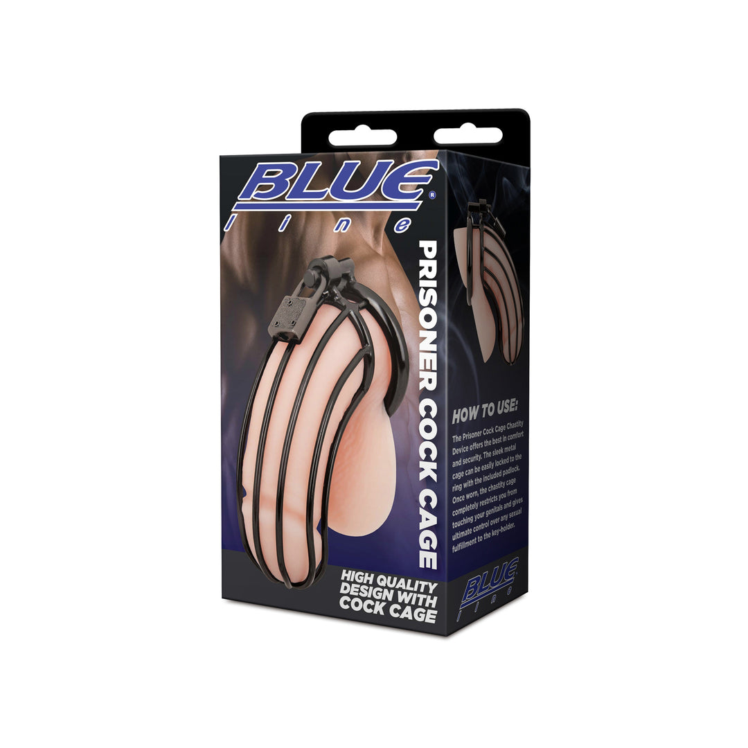 BLUE LINE - GABBIA DI CASTITA' IN ACCIAIO