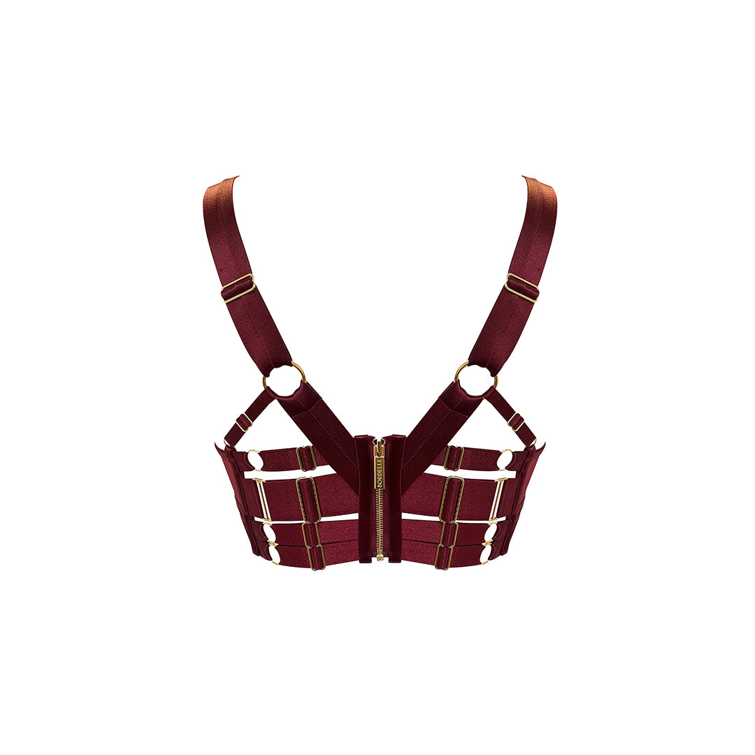BORDELLE - SYRA REGGISENO BUSTIER MORELLO