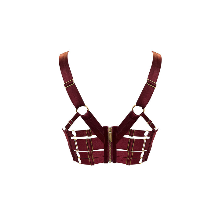 BORDELLE - SYRA REGGISENO BUSTIER MORELLO
