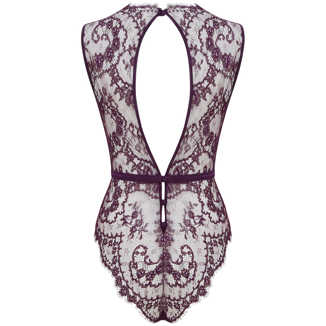 COCO DE MER - LUNARIA BODYSUIT IN PIZZO