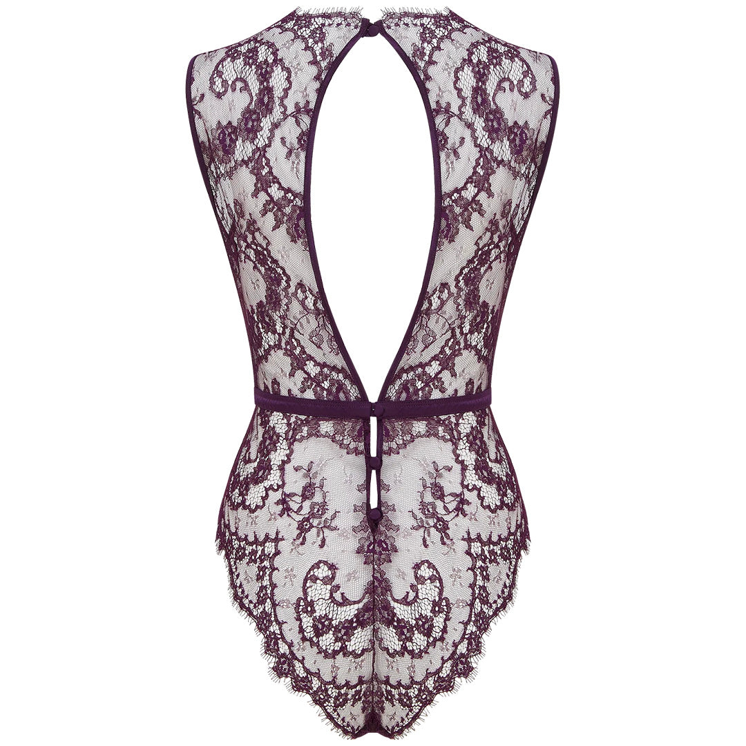 COCO DE MER - LUNARIA BODYSUIT IN PIZZO