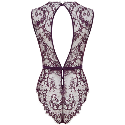 COCO DE MER - LUNARIA BODYSUIT IN PIZZO