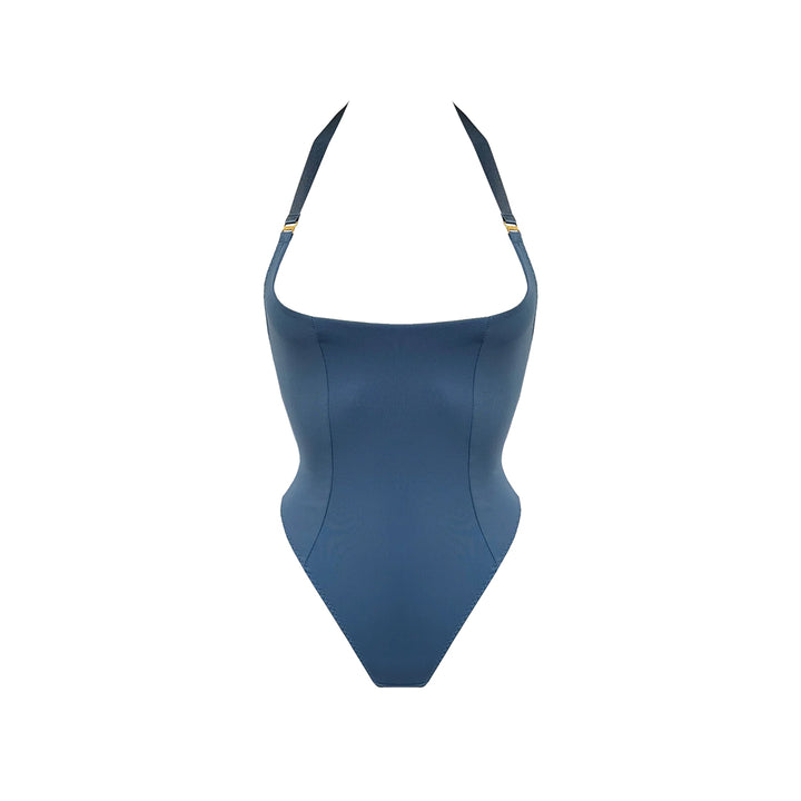 BORDELLE - SYRA BODY SCOLLATO DENIM