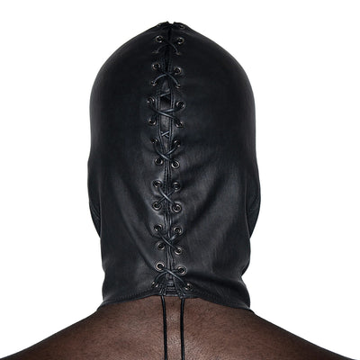 SIRAINER - EYES SHUT LEATHER HOOD