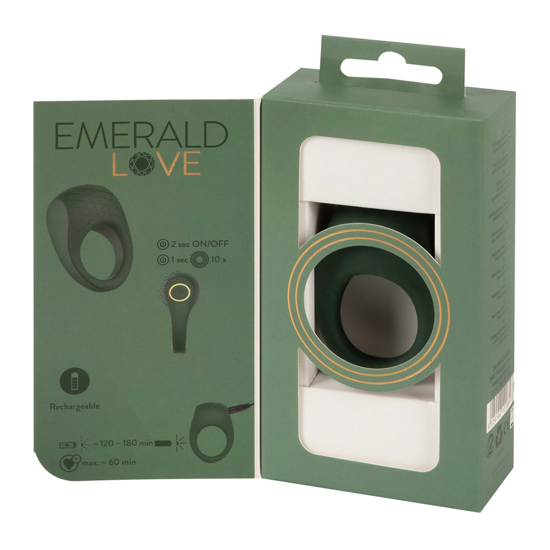 EMERALD - VIBRATING COCK RING