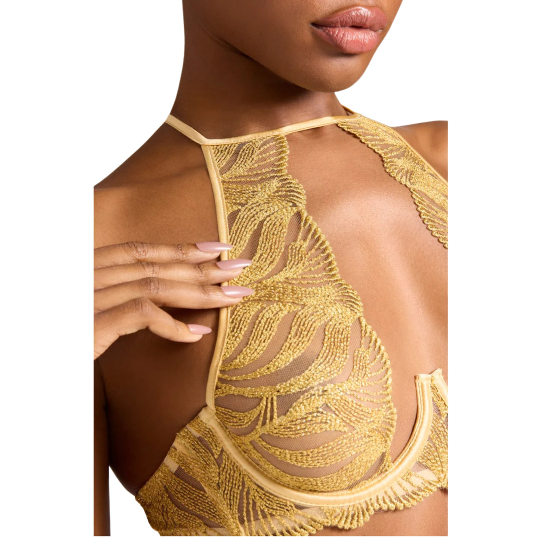 COCO DE MER - CELESTE REGGISENO CON SCOLLATURA