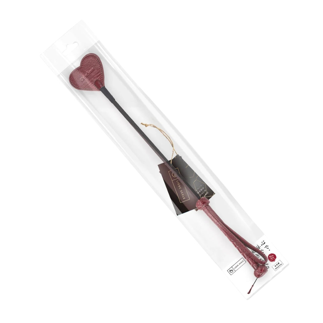 LIEBE SEELE - FRUSTINO IN PELLE CON CUORE ROSSO