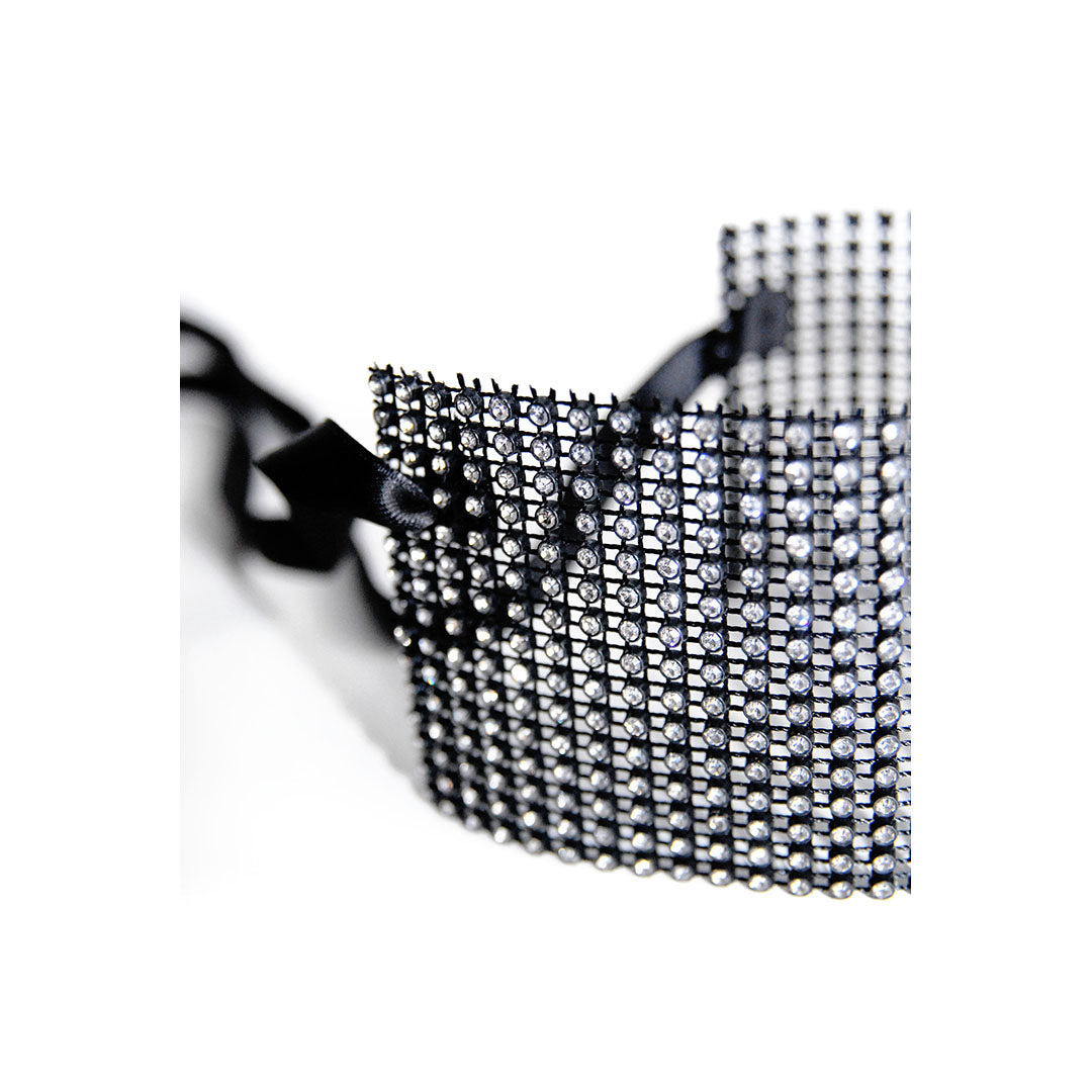 MONDIN - MASCHERA CON STRASS CHIARI