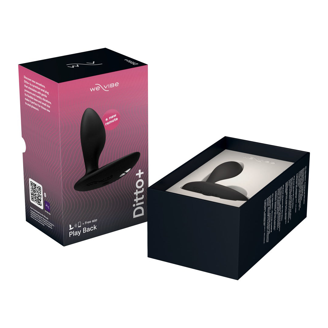 WE VIBE - DITTO+ BUTT PLUG WITH APP BLACK