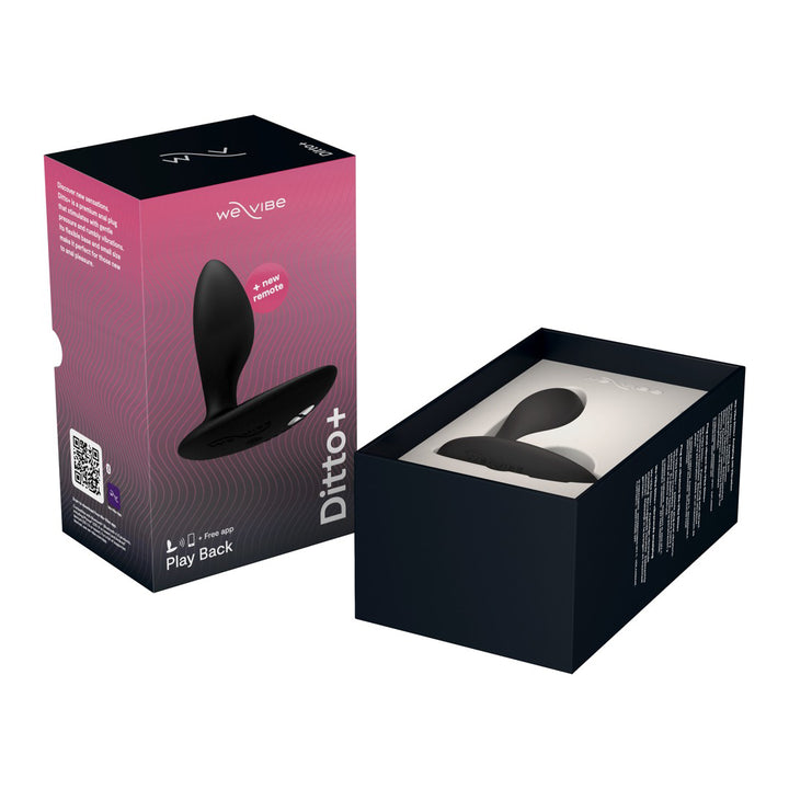WE VIBE - DITTO+ BUTT PLUG WITH APP BLACK