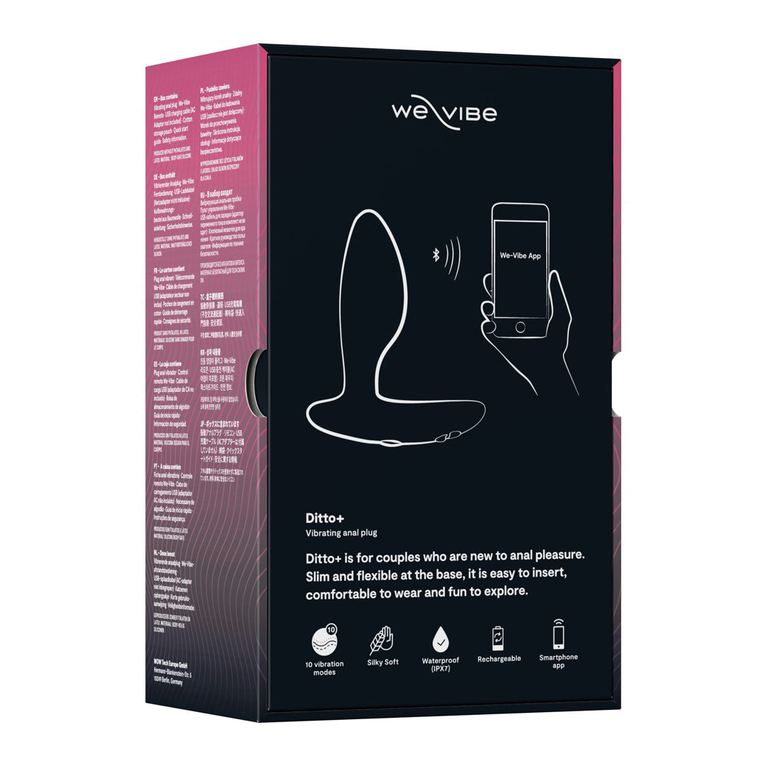 WE VIBE - DITTO+ BUTT PLUG WITH APP BLACK
