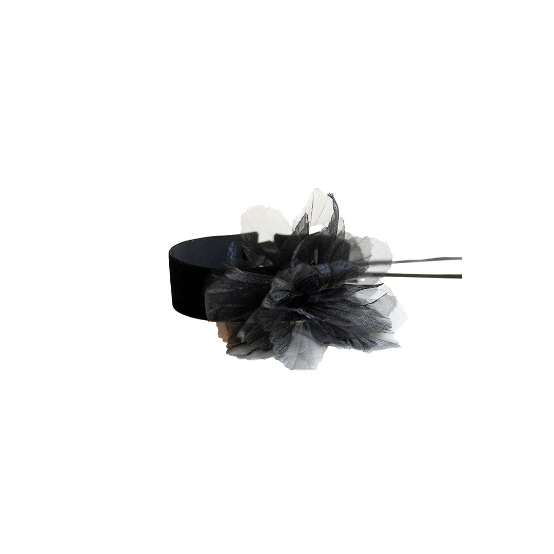 MONDIN - COLLARINO VELVET CON FIORE