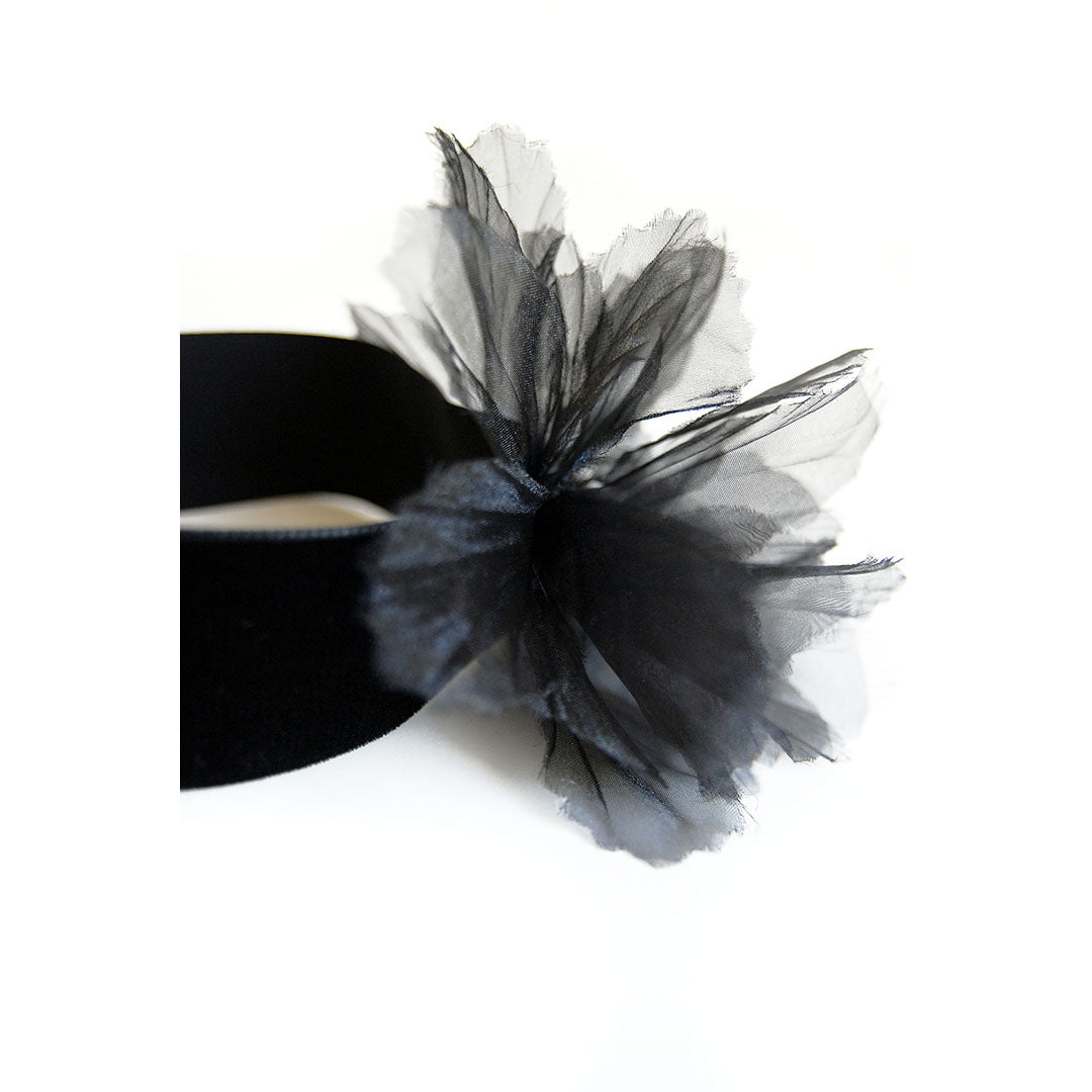 MONDIN - COLLARINO VELVET CON FIORE