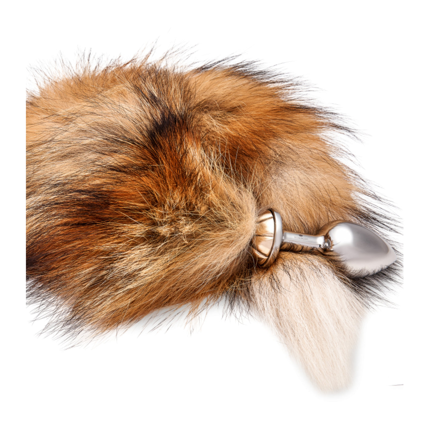 ROSEBUDS - M PLUG ANALE IN ACCIAIO CON CODA VOLPE