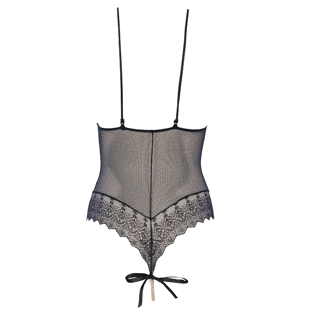 BRACLI - GENEVE BODY CON PERLE