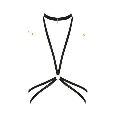 MAISON CLOSE - IMBRACATURA IN VELLUTO NERO