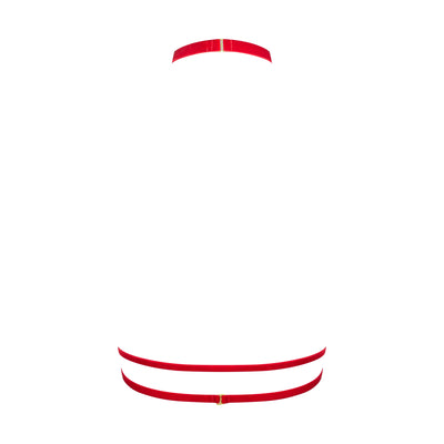 MAISON CLOSE - RED VELVET HARNESS