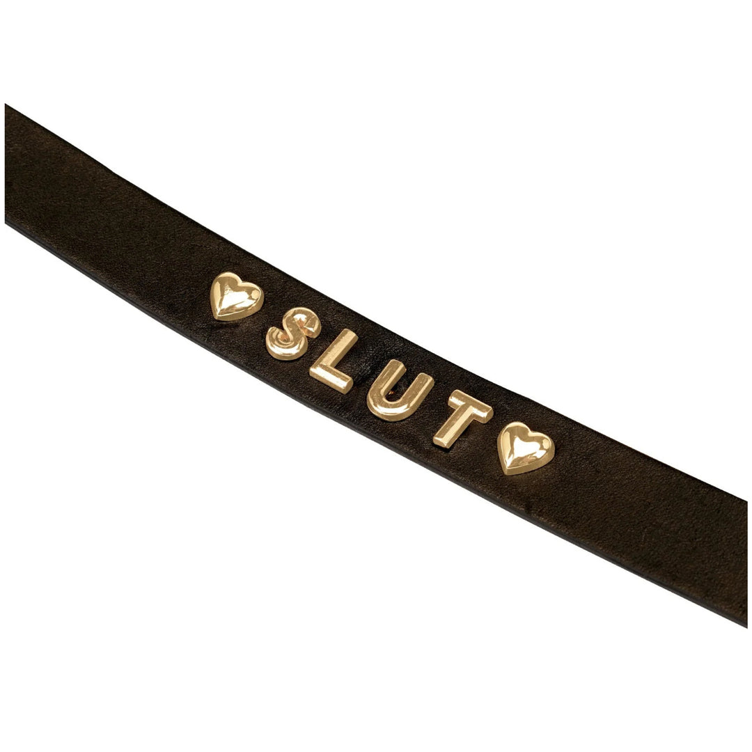 LIEBE SEELE - CHOKER IN LEATHER SLUT