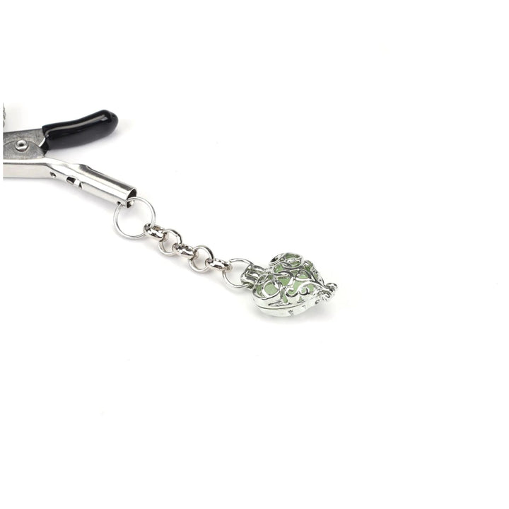 LIEBE SEELE - STRINGI CAPEZZOLI CON PIETRA VERDE