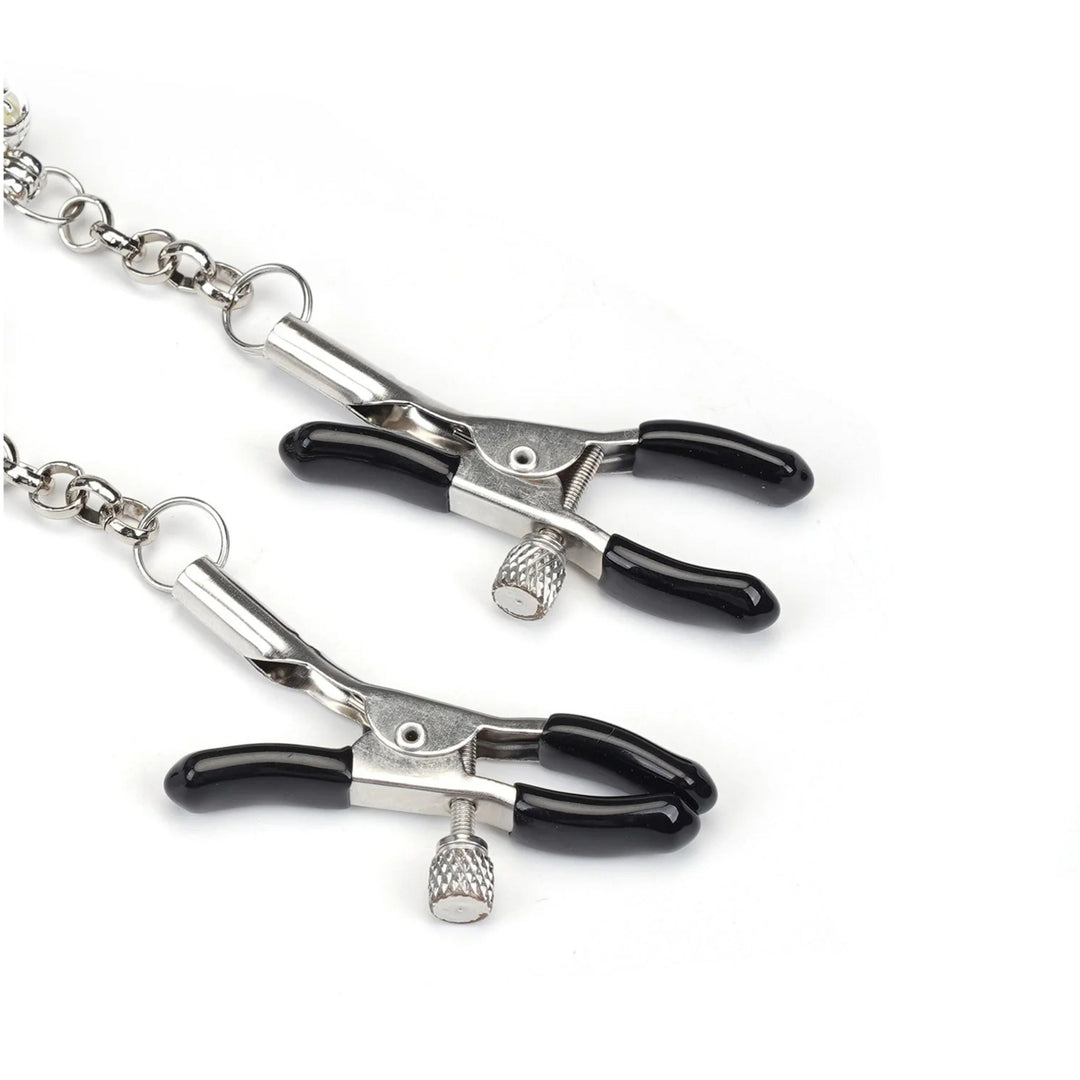 LIEBE SEELE - STRINGI CAPEZZOLI CON PIETRA VERDE