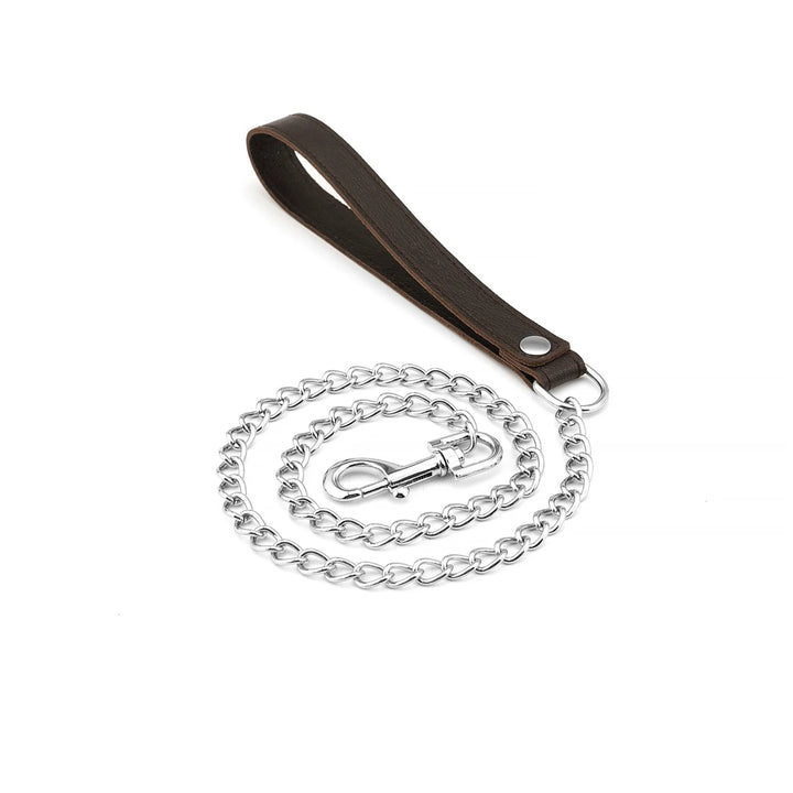 LIEBE SEELE - WILD GENT BROWN COLLAR WITH LEASH