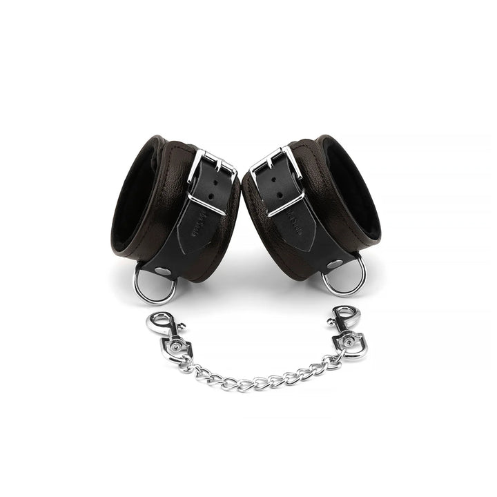 LIEBE SEELE - WILD GENT MANETTE IN PELLE MARRONE