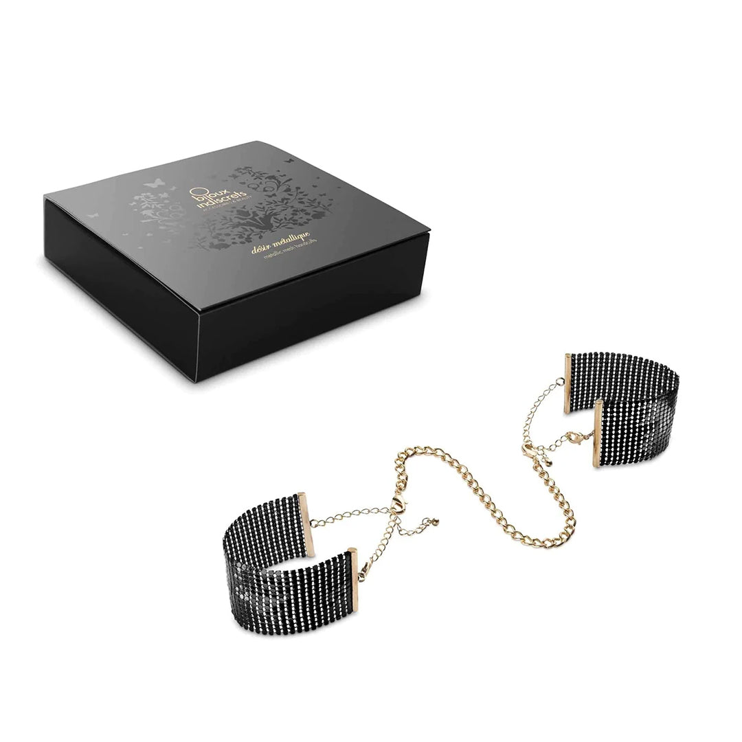 DESIR METALLIQUE - METALLIC MESH HANDCUFFS