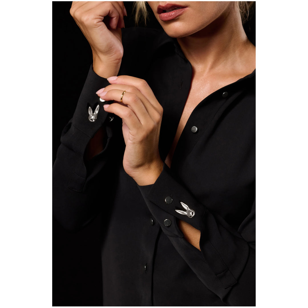 MAISON CLOSE - SILVER CUFFLINKS WITH BUNNY
