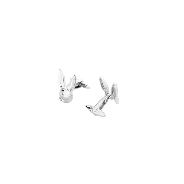 MAISON CLOSE - SILVER CUFFLINKS WITH BUNNY