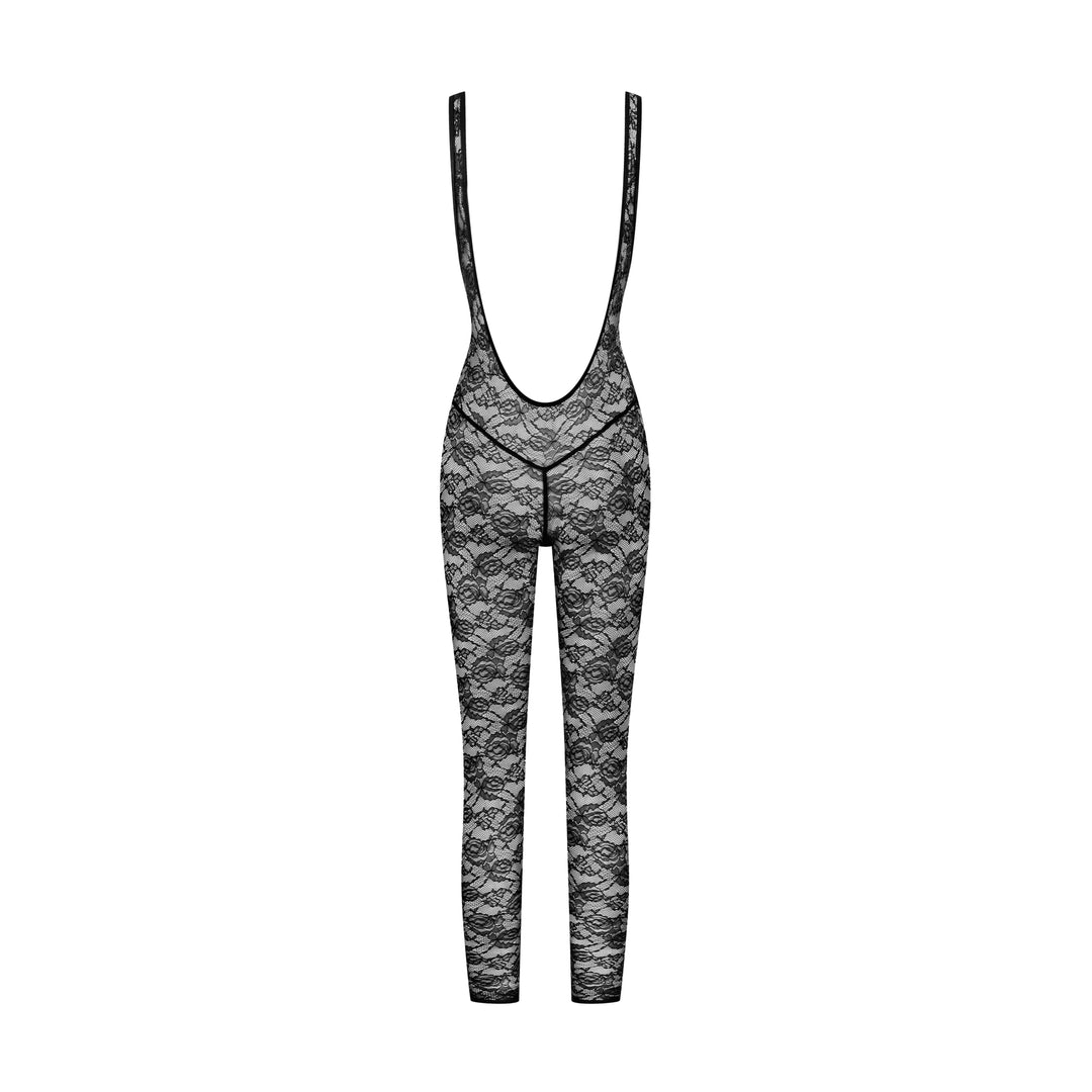 MAISON CLOSE - CATSUIT IN PIZZO CON SCHIENA SCOPERTA