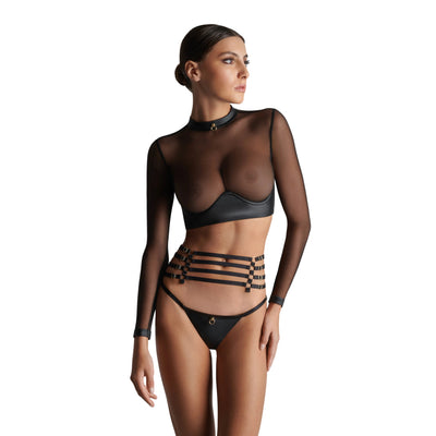 MAISON CLOSE - CHAMBRE NOIRE GARTER BELT