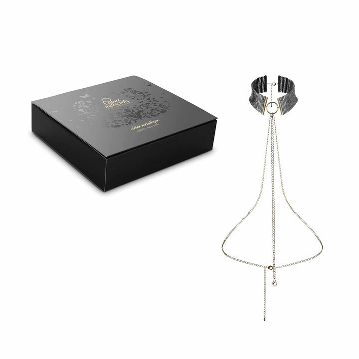 DESIR METALLIQUE - COLLARE MAGLIE METALLICHE NERO