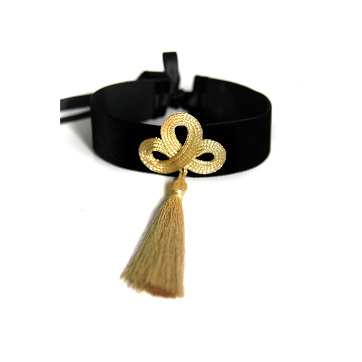 MONDIN - COLLARE IN VELLUTO CON NAPPA