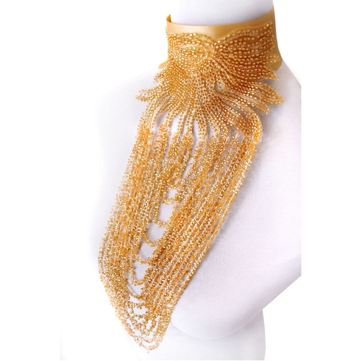 MONDIN - GOLDEN RAIN NECKLACE WITH SEQUINS