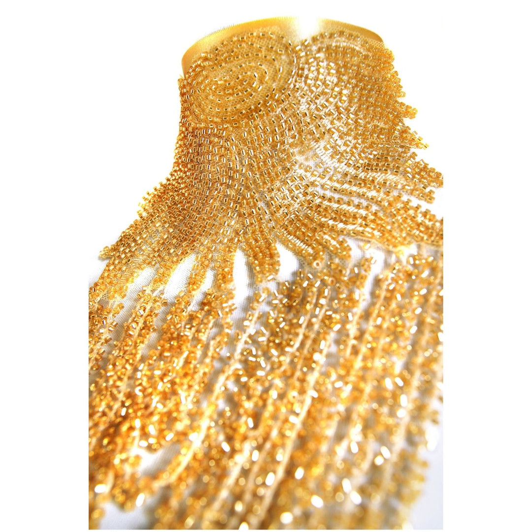 MONDIN - GOLDEN RAIN NECKLACE WITH SEQUINS