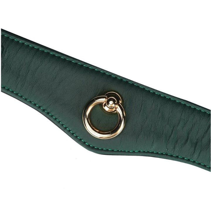 LIEBE SEELE - MOSSY CHIC COLLAR WITH LEASH AND LOCK