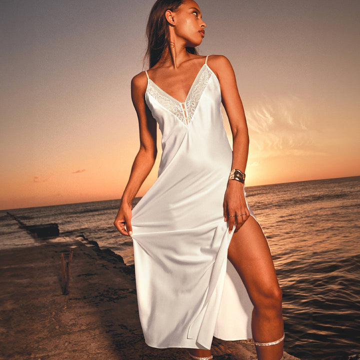 AUBADE - MIDNIGHT WHISPER SLIP DRESS