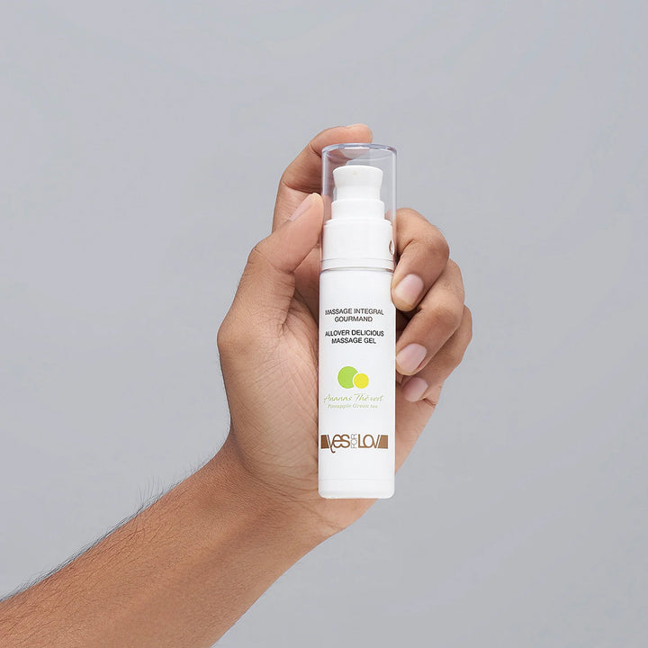 YESFORLOV - EDIBLE MASSAGE LUBRICANT  PINEAPPLE GREEN THE