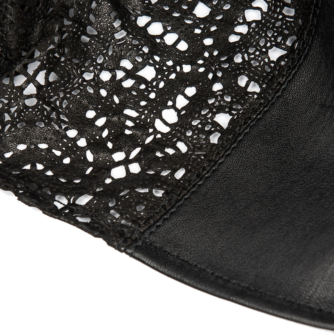 SIRAINER - CAPPUCCIO IN PELLE EFFETTO PIZZO