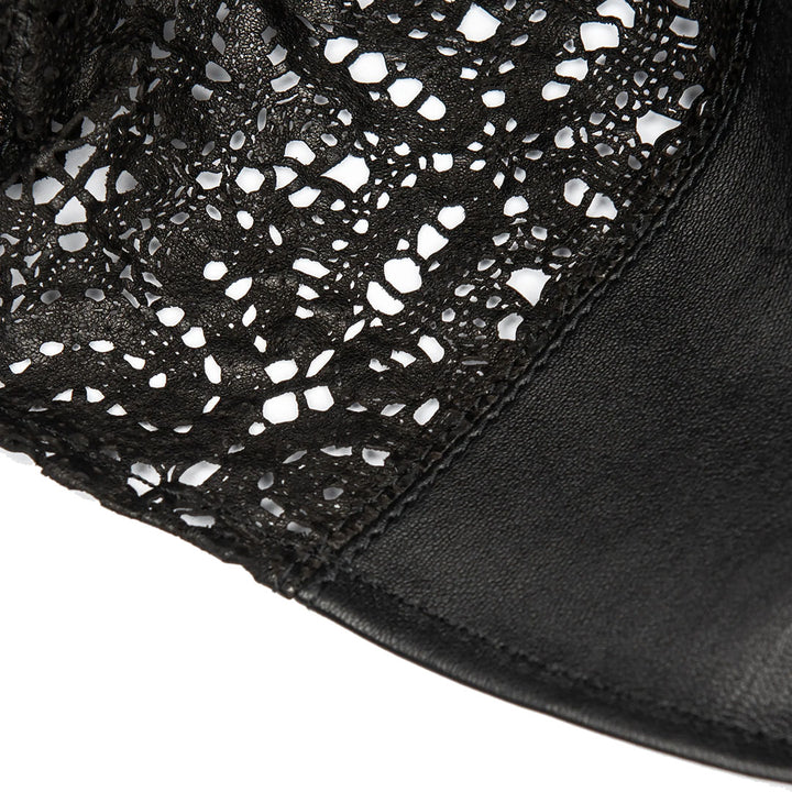 SIRAINER - CAPPUCCIO IN PELLE EFFETTO PIZZO