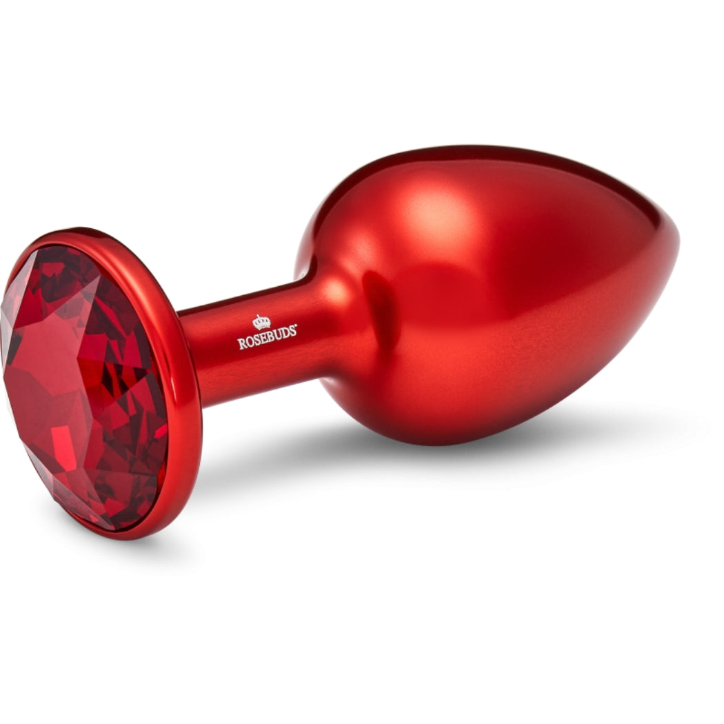 ROSEBUDS - M ANAL PLUG IN ALUMINUM