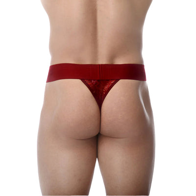 MENAGERIE - TANGA IN PIZZO ROSSO