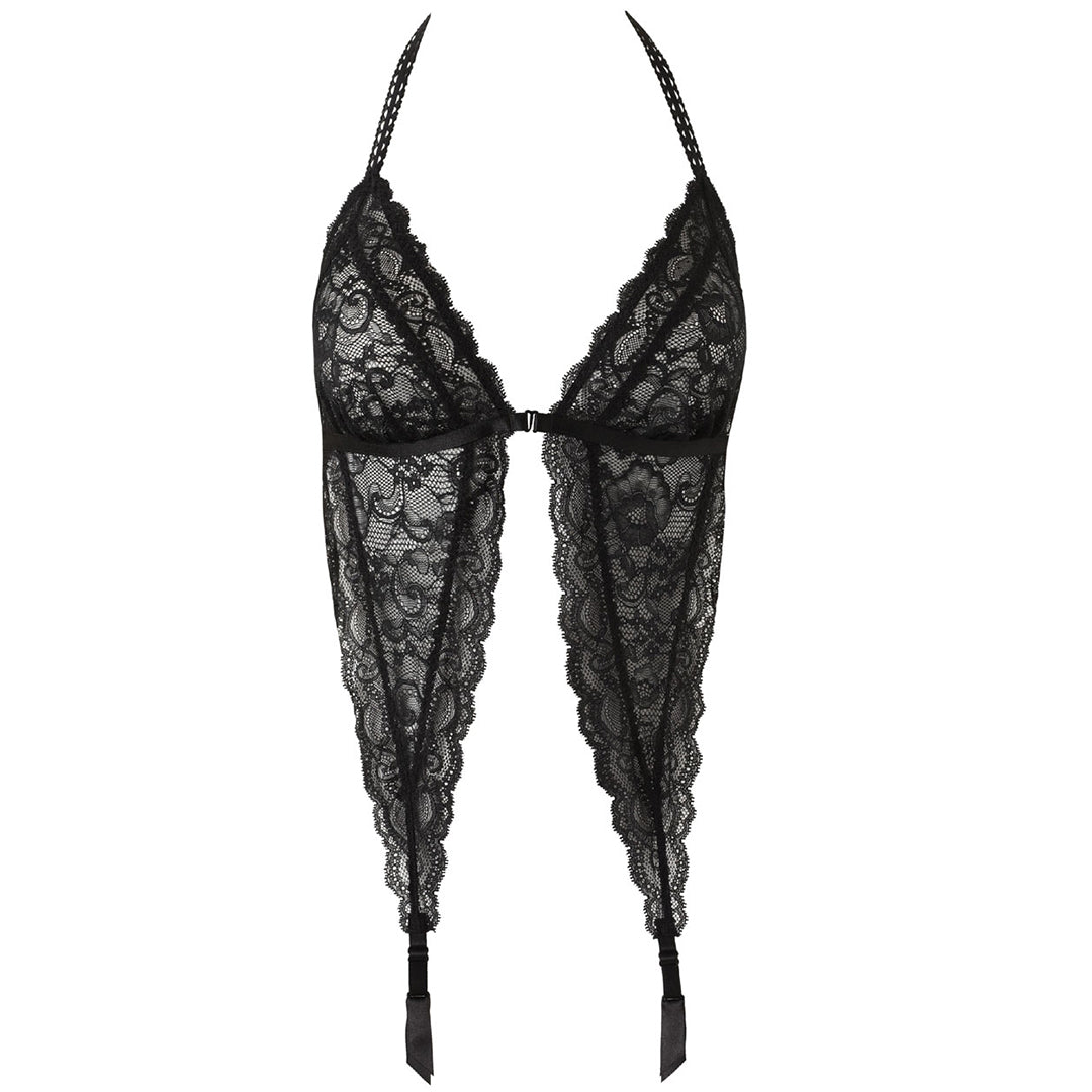 BOITE A DESIR - LACE BRA WITH SUSPENDERS –