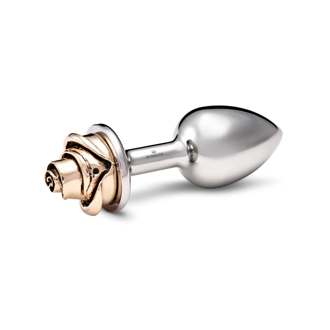 ROSEBUDS - STAINLESS STEEL ANAL PLUG LARGE