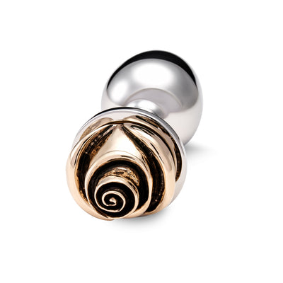 ROSEBUDS - STAINLESS STEEL ANAL PLUG LARGE