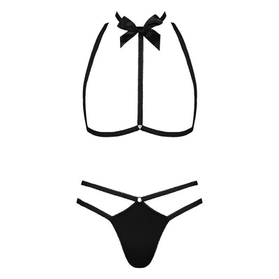 MAISON CLOSE - SET HARNESS & THONG