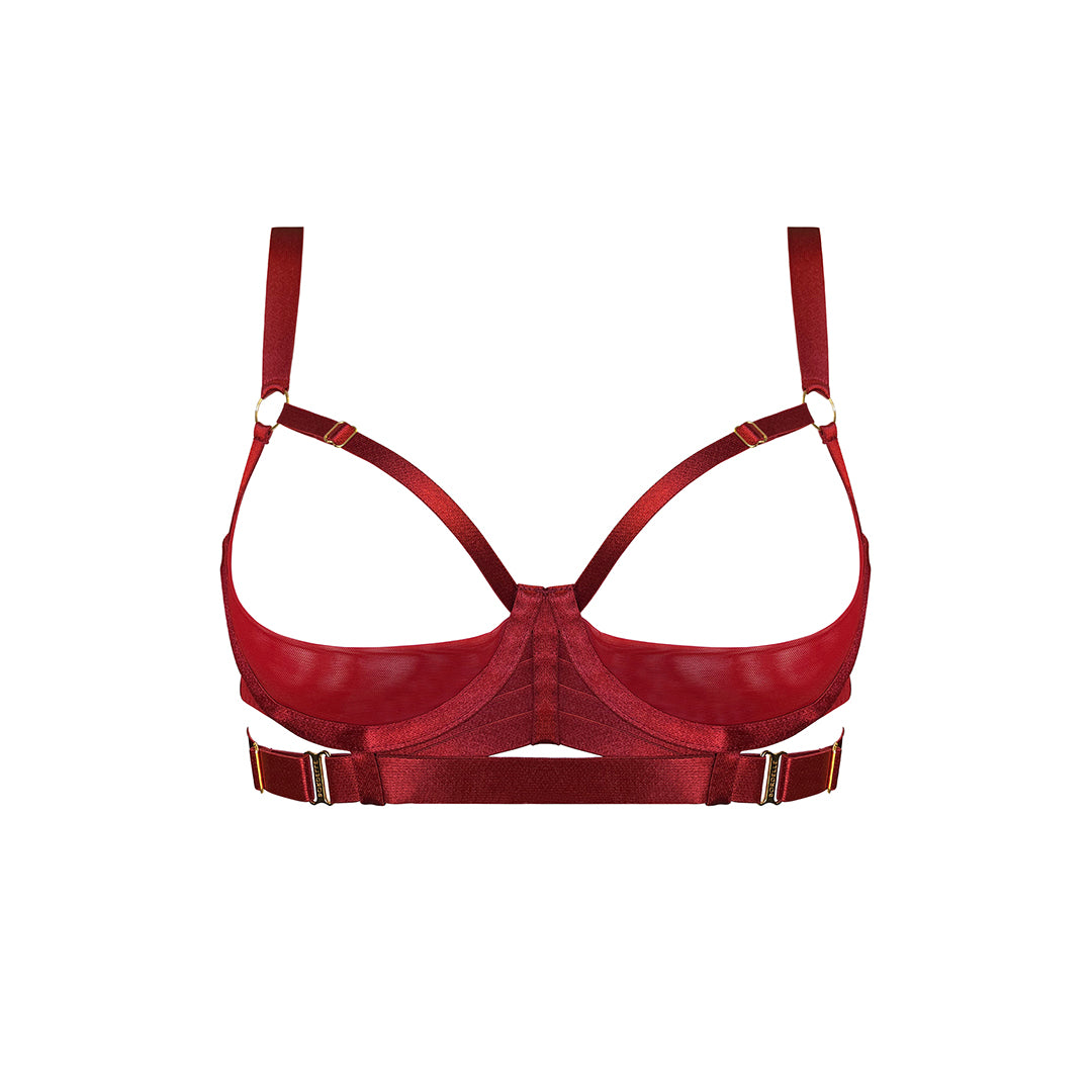 BORDELLE - REGGISENO COPPA APERTA ROSSO