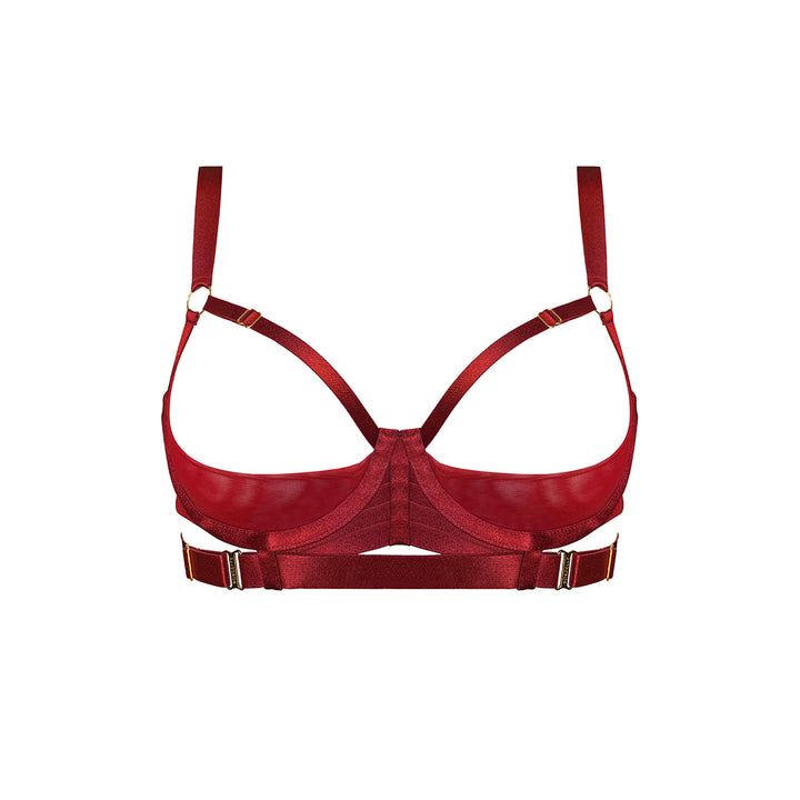 BORDELLE - REGGISENO COPPA APERTA ROSSO