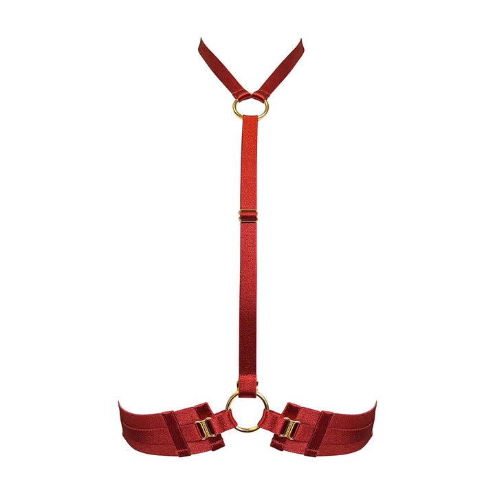 BORDELLE - HARNESS BELT RED